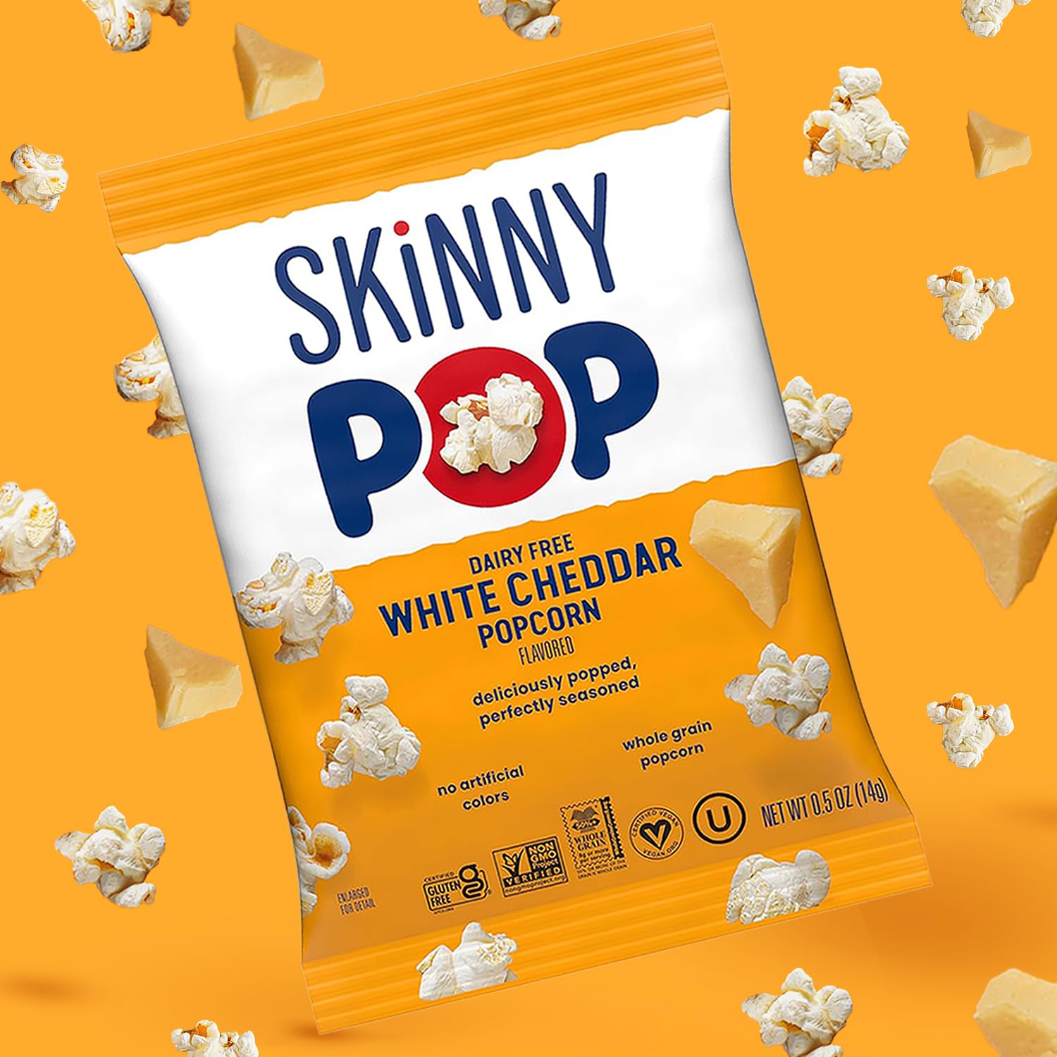SkinnyPop 18-count packaging designed for easy stocking