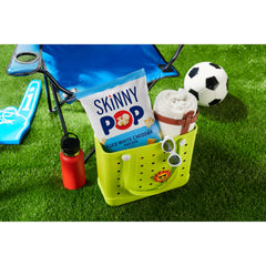 Snack bowl filled with SkinnyPop for movie night or family gatherings