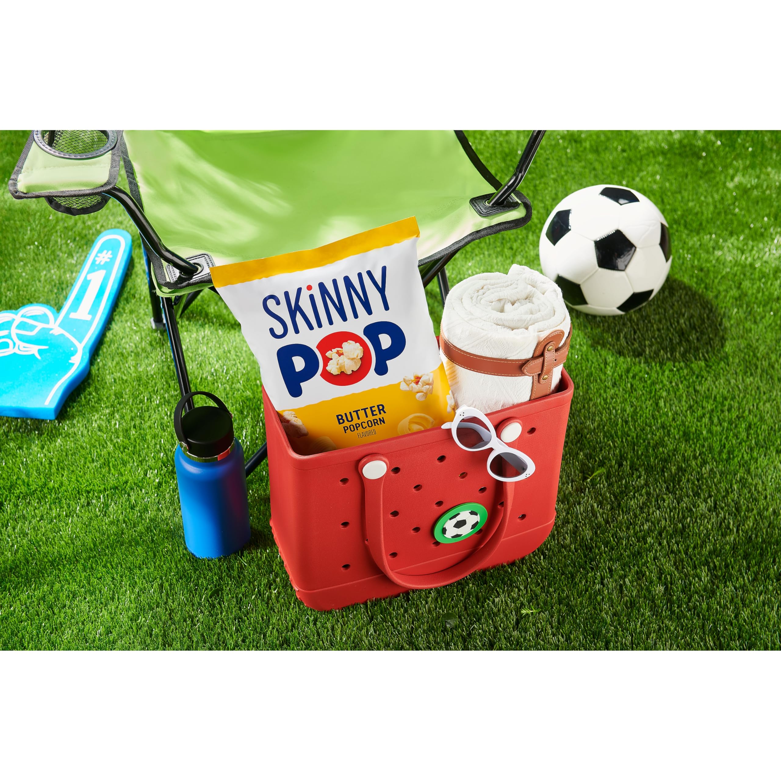 Serving SkinnyPop Butter Popcorn in a bowl for sharing.