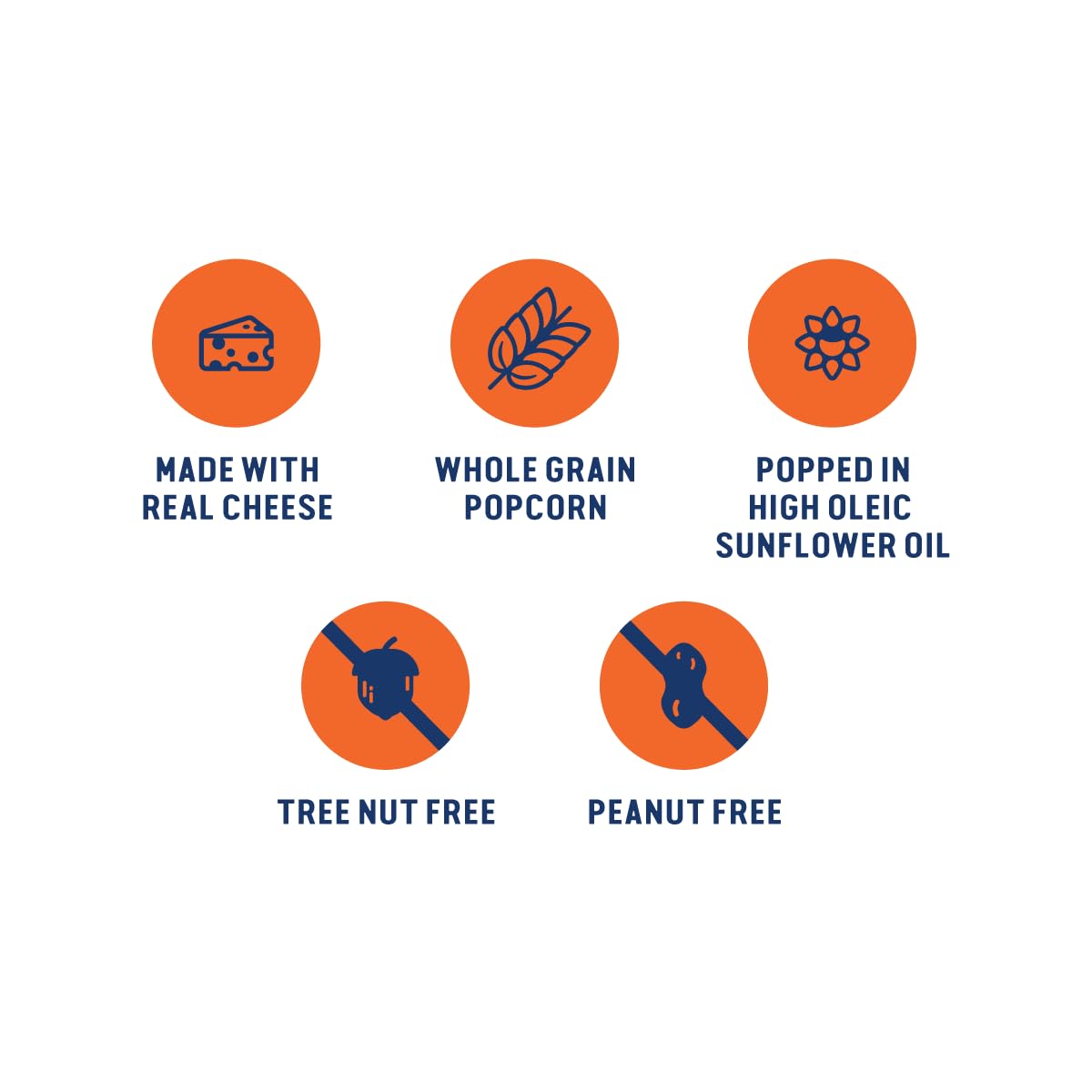 Convenient 4.4 oz bag for on-the-go snacking