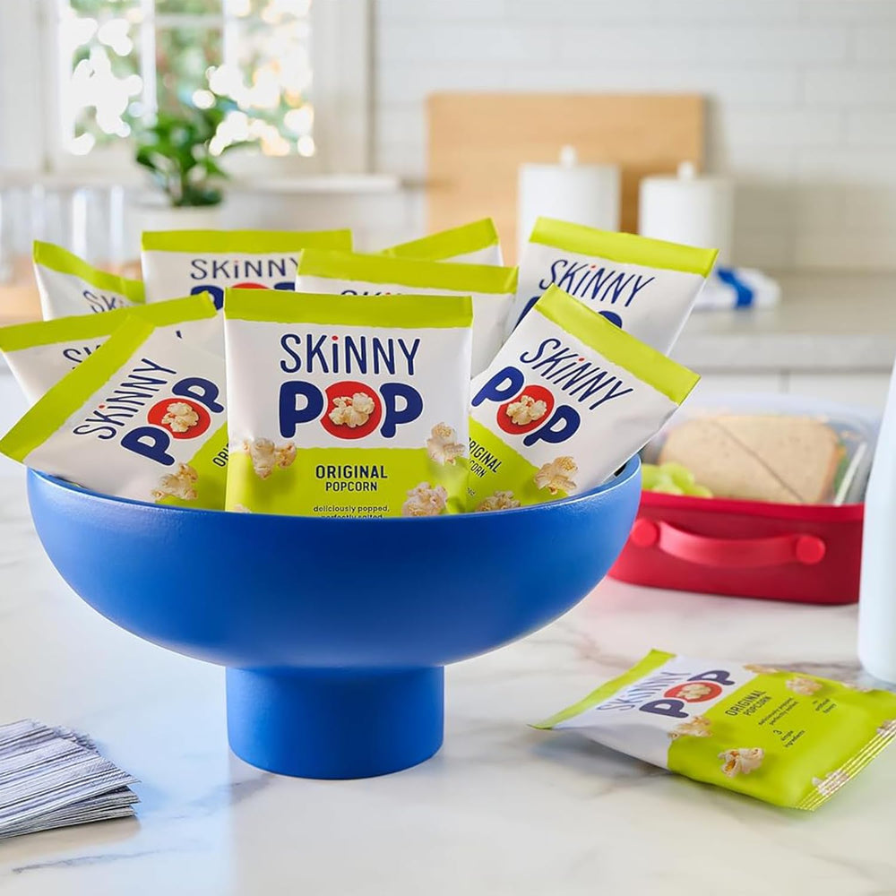 SkinnyPop on-the-go snack pack, easy to carry during travel