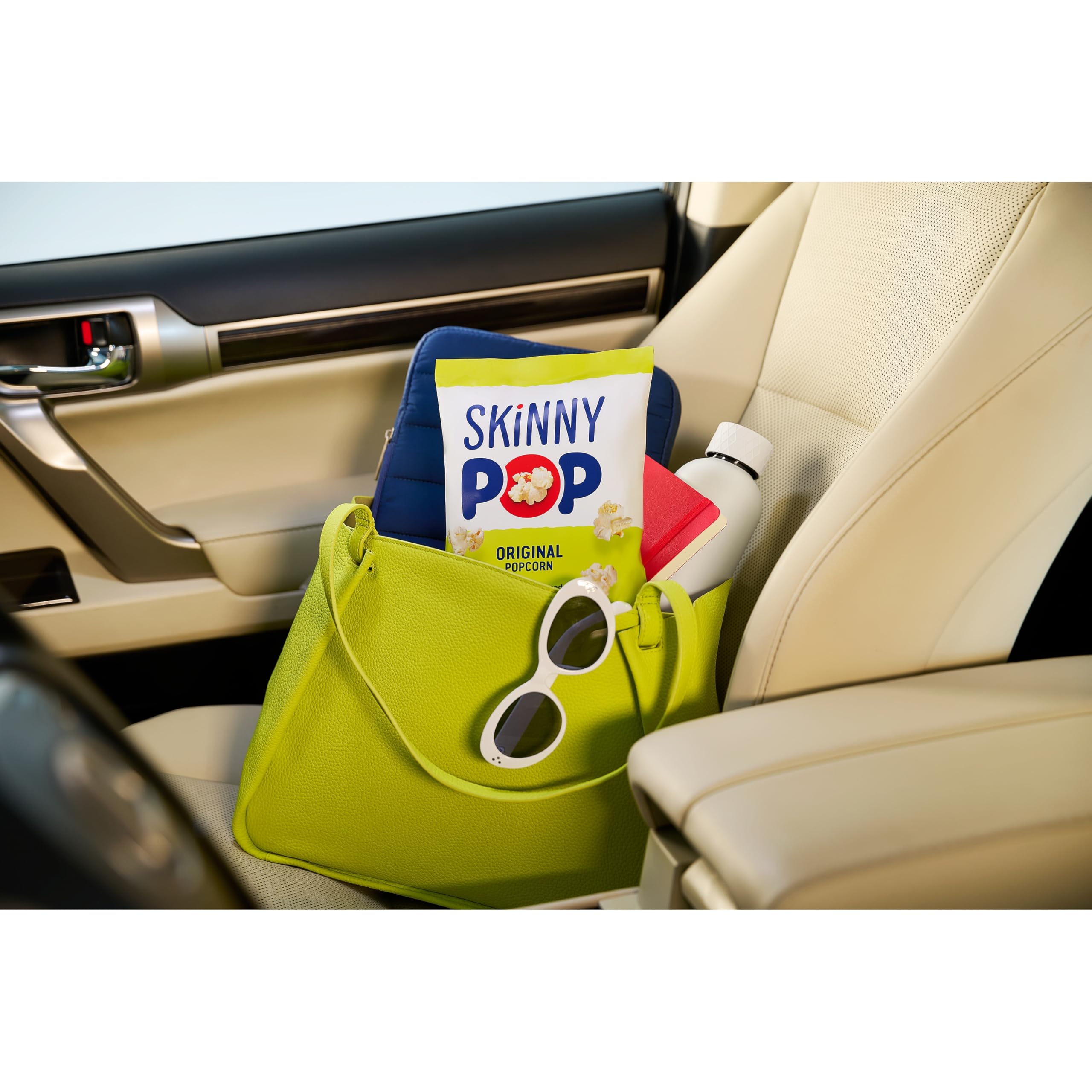 SkinnyPop Original ingredients: whole grain popcorn, high oleic sunflower oil, and salt.