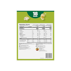 SkinnyPop original popcorn bag close-up highlighting crunchy texture.