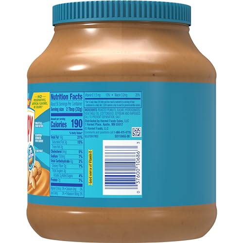 SKIPPY Creamy Peanut Butter spread on bread for a quick snack