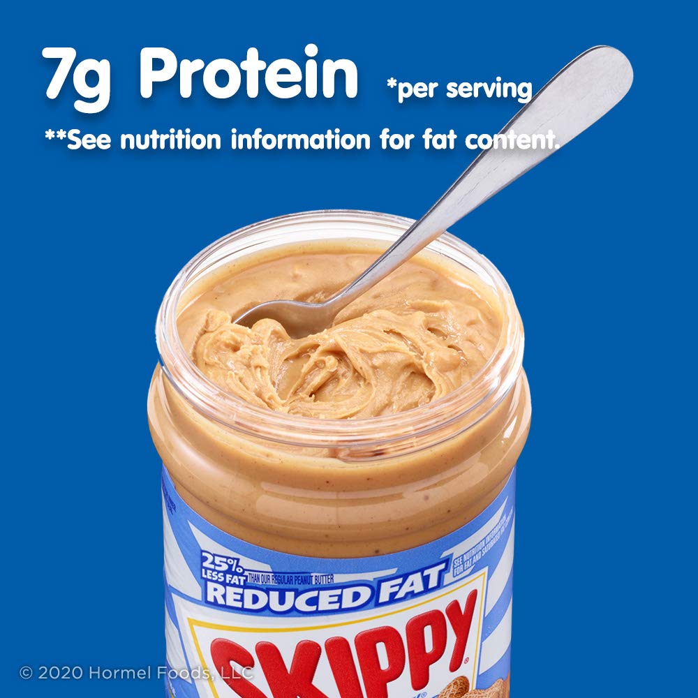 SKIPPY Gluten-free jar on pantry shelf.