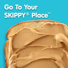 Skippy gluten-free no preservatives packaging for clean snacking.