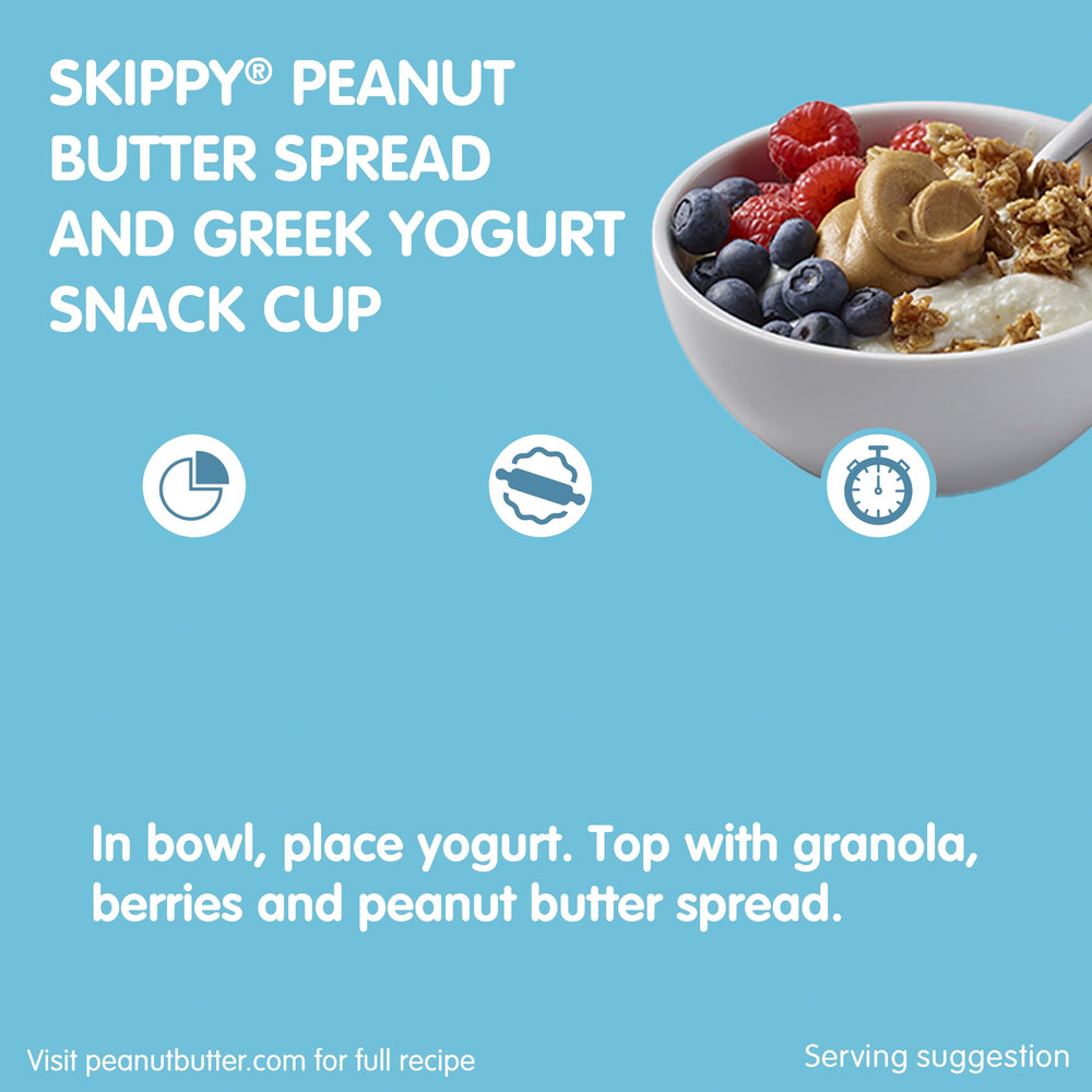 Skippy Kosher-certified squeeze packs for versatile snacks.
