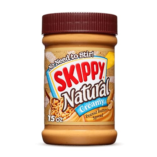 SKIPPY creamy 15oz jar front—classic spread for sandwiches