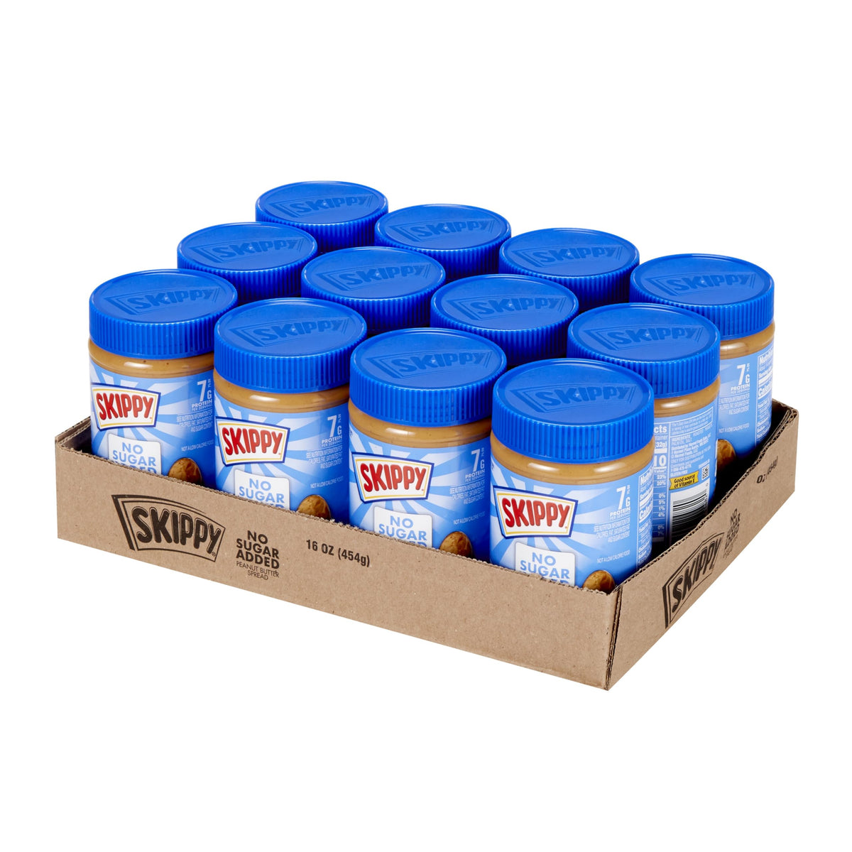 SKIPPY No Sugar Added Chunky Jar, a protein rich everyday spread