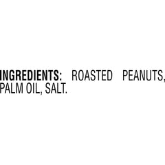 SKIPPY No Sugar Added peanut butter ingredients label shown, emphasizing simple recipe.