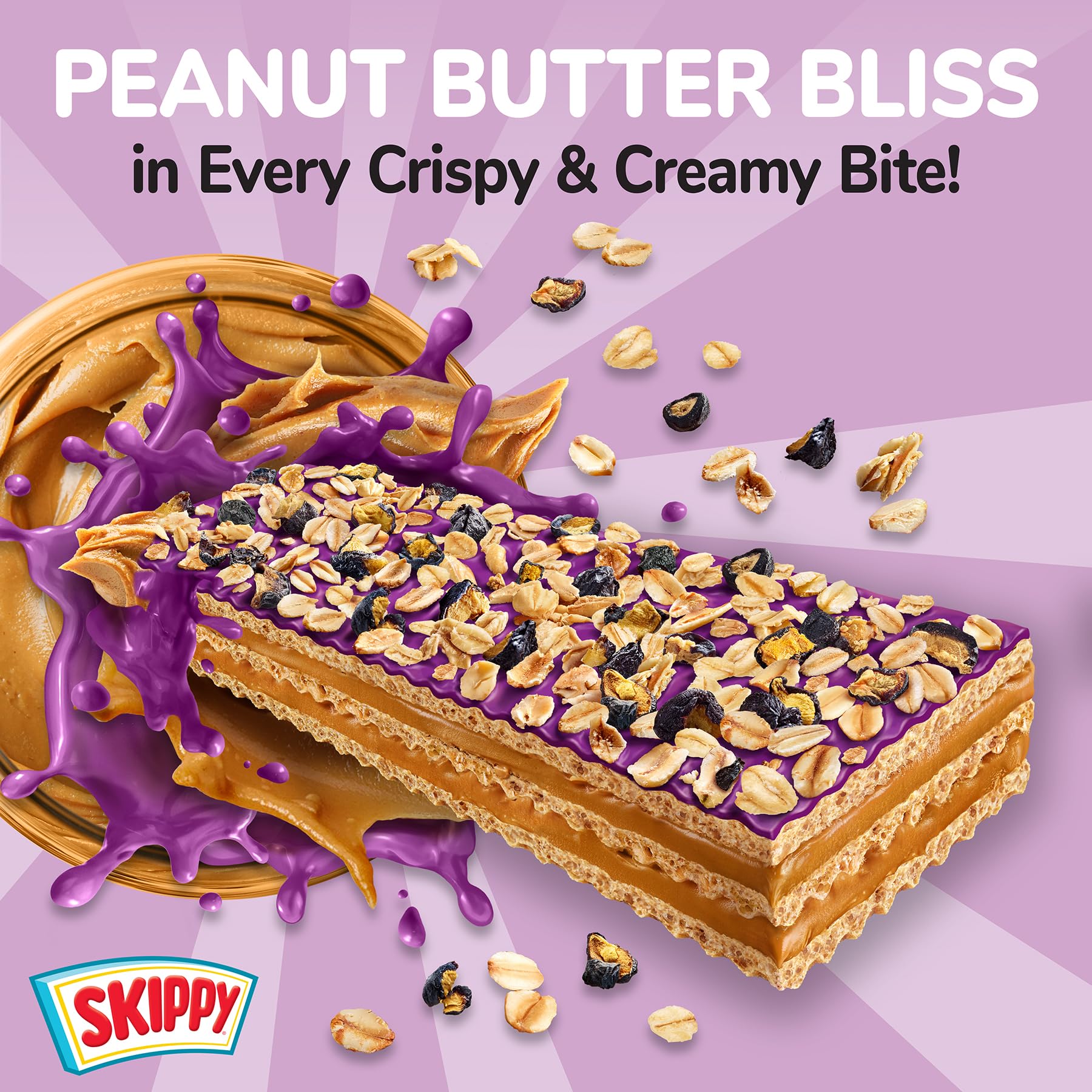 Serving idea with a wafer bar on a lunchbox-ready plate.