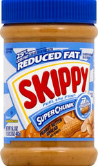SKIPPY Peanut Butter Spread dip with fruits for a quick snack.