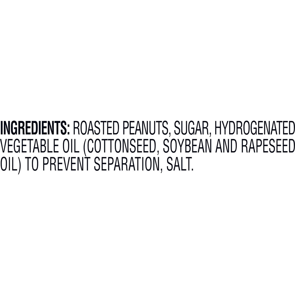 SKIPPY ingredients panel highlights four simple ingredients and real roasted peanuts