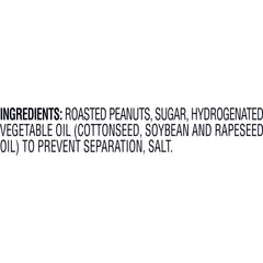 SKIPPY ingredients panel highlights four simple ingredients and real roasted peanuts