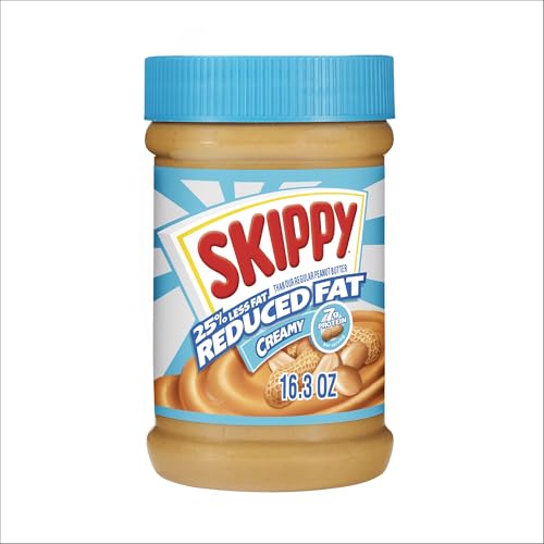 SKIPPY Reduced Fat Creamy Peanut Butter Spread with apples for dipping