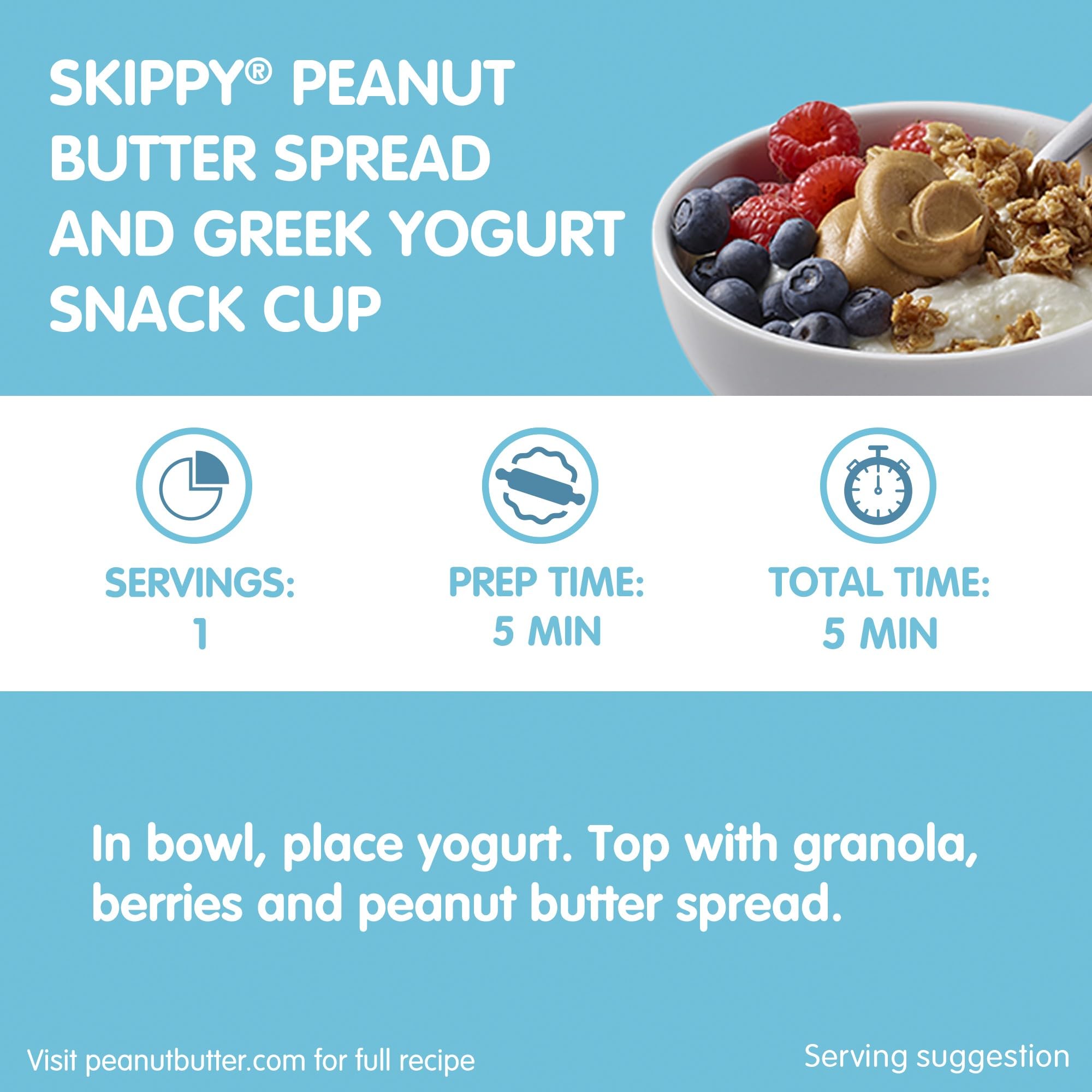 SKIPPY spoonful showing creamy texture ready to enjoy