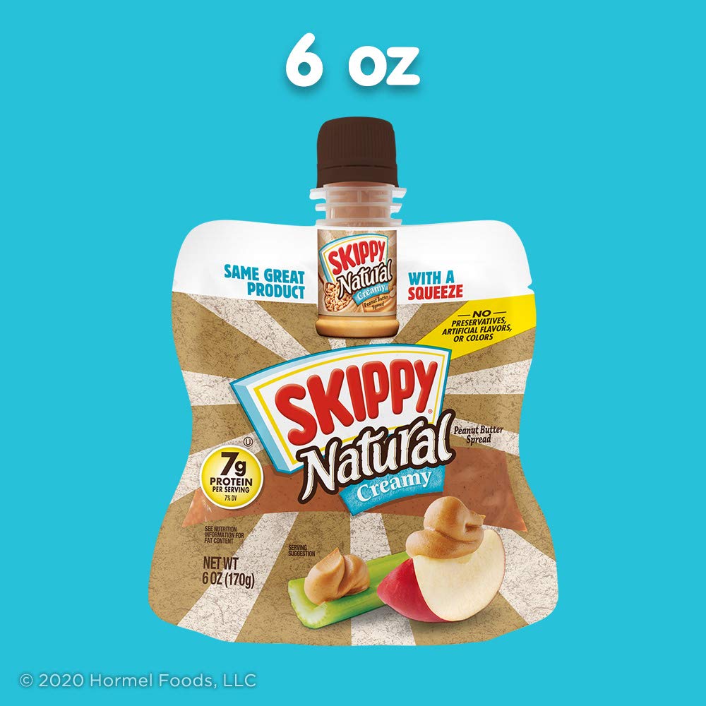 SKIPPY Squeeze 4-ingredient simplicity emphasizes simple, natural ingredients