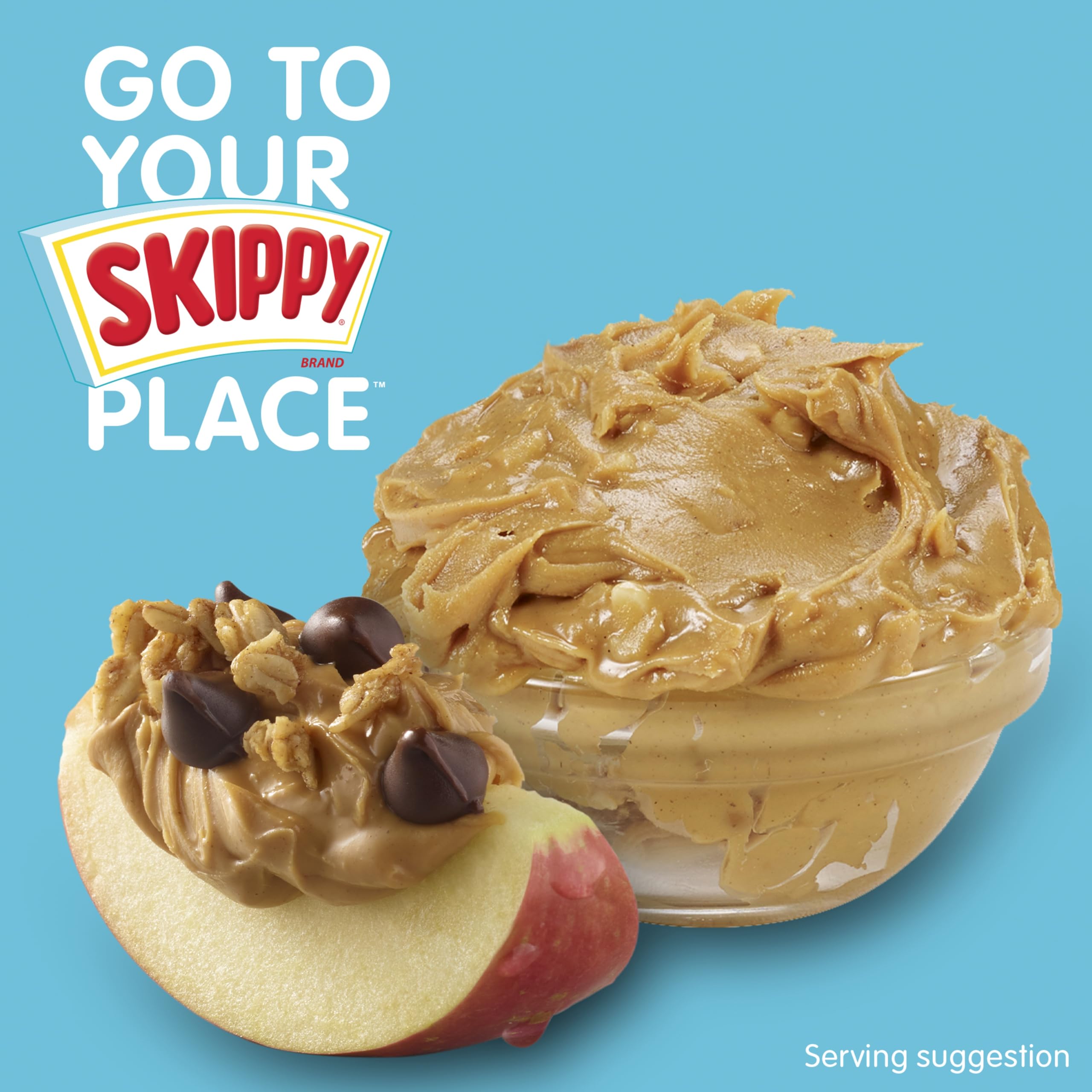 SKIPPY Super Chunk ingredients label shows four simple ingredients