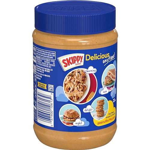SKIPPY Super Chunk spread on toast, easy and mess-free.