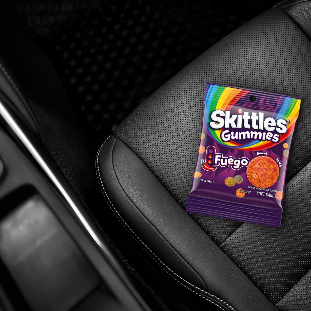 skittles gummies fuego party-setup for sharing and fun.