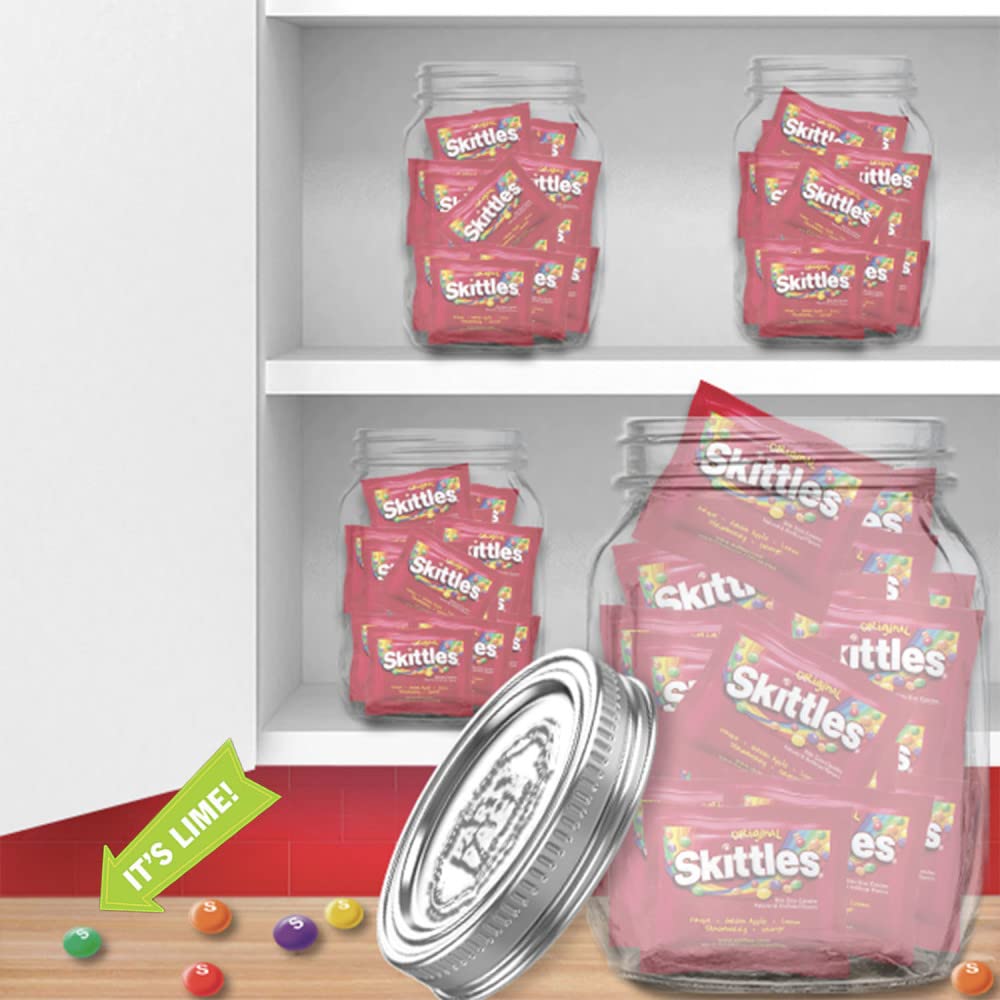Colorful rainbow assortment energizes snack time at home or work.