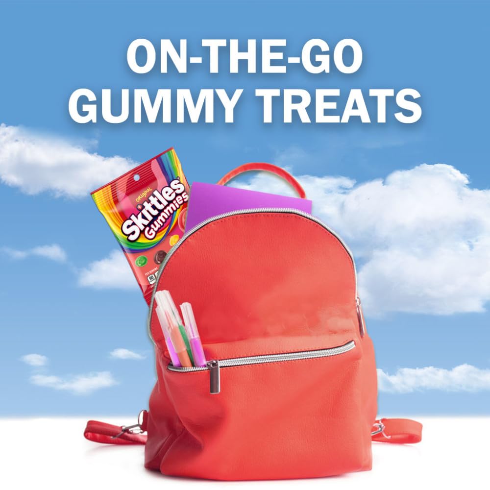 Skittles Original bag brightening a party table with rainbow appeal