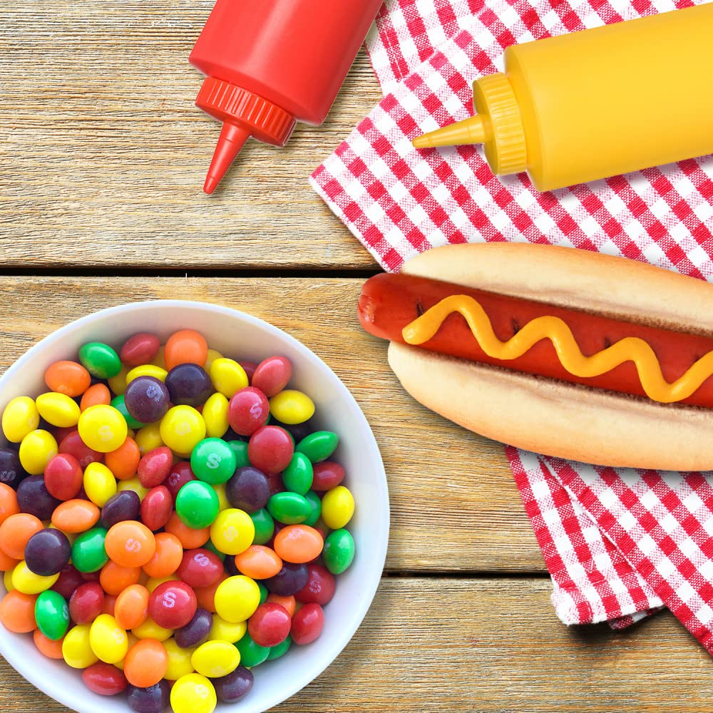 Skittles Original dessert topping display for desserts