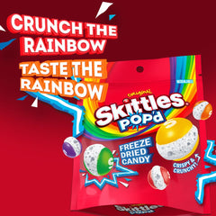 Skittles POP'd Originals bag displayed for party bowls and sharing