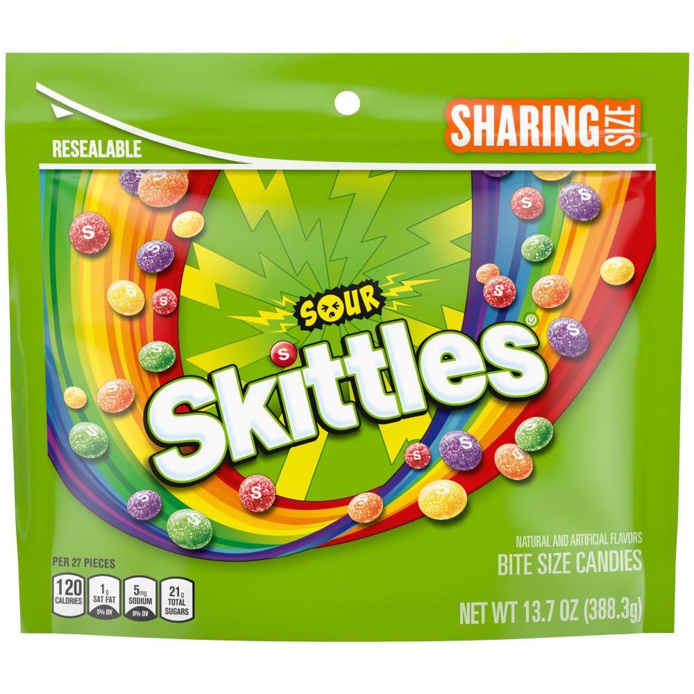 Skittles Sour Chewy Candy bundle: six bags ready for sharing.