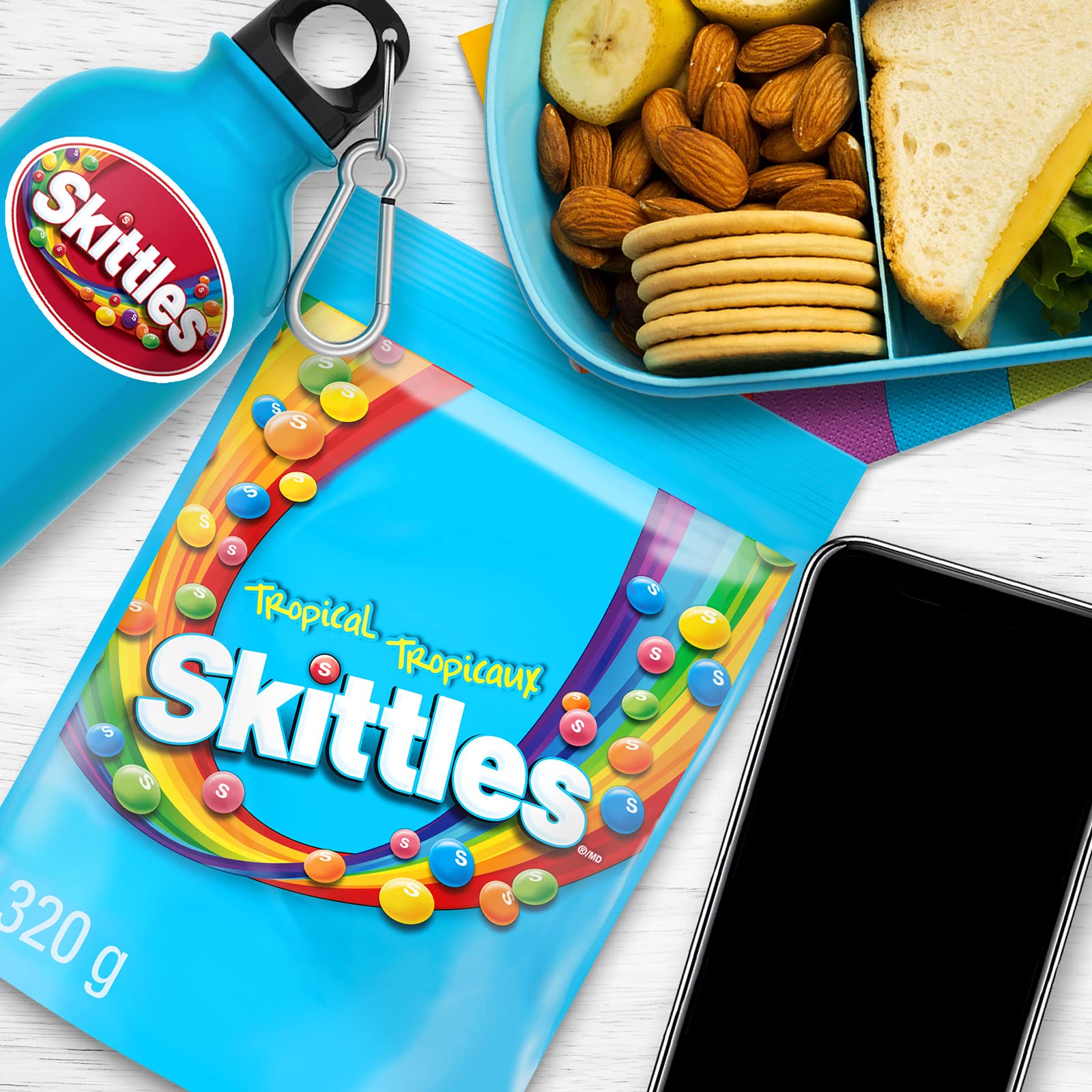 Skittles Tropical bite-sized candies ideal for sharing