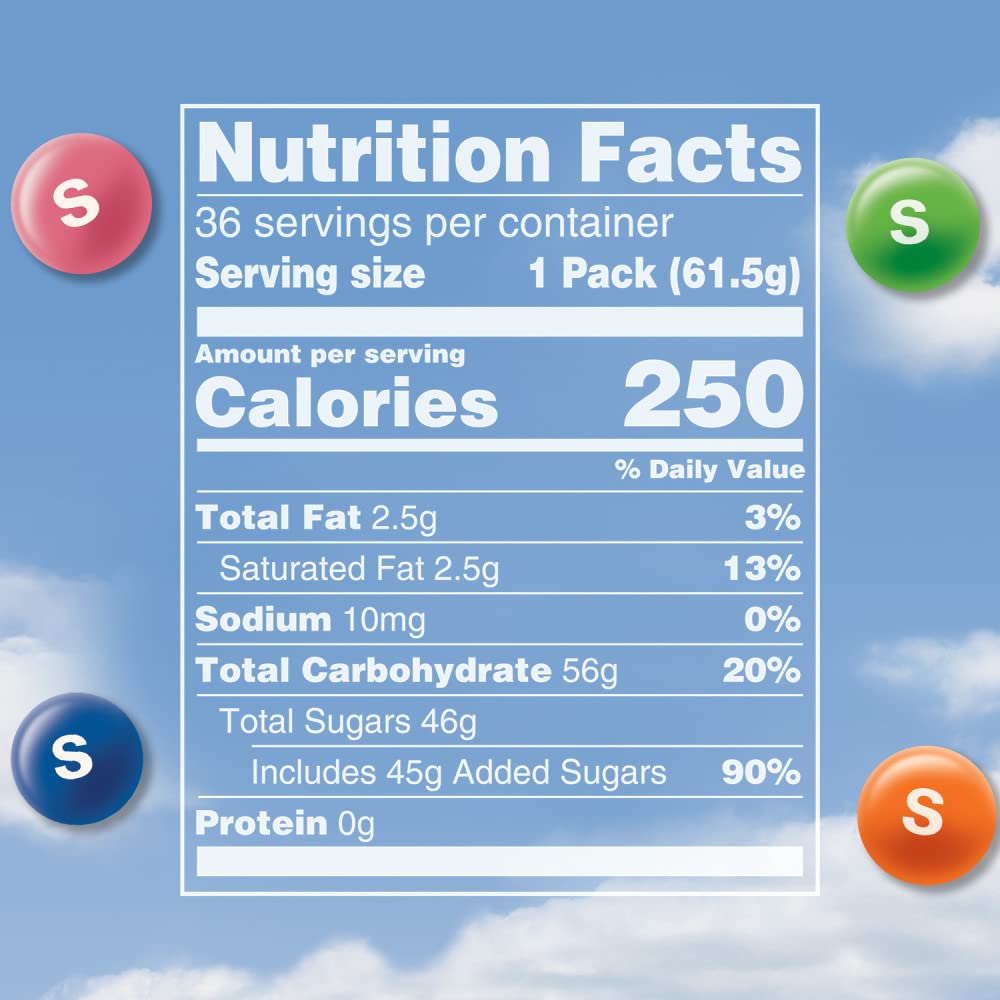 Individual wrapped Skittles tropical packs ideal for sharing on the go