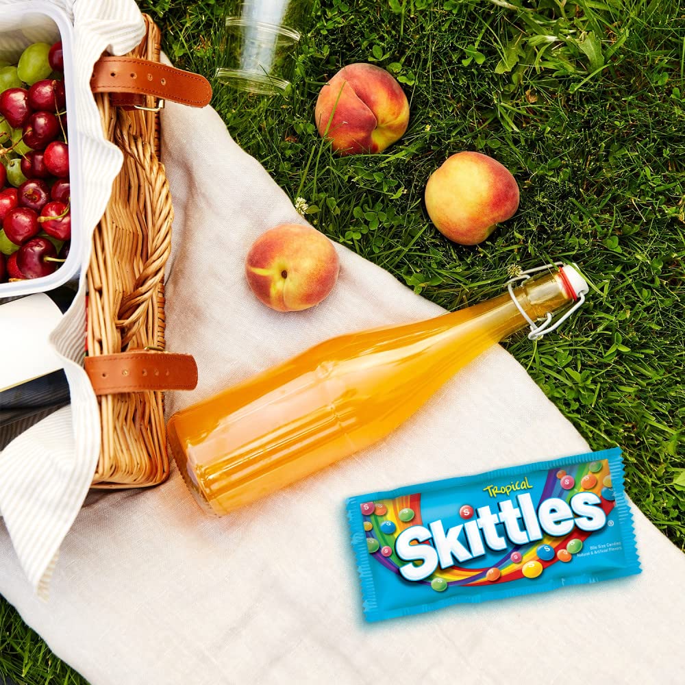 Skittles tropical snack in a lunchbox for everyday enjoyment