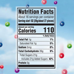 Close-up of Skittles Wild Berry flavors highlighting berry punch notes.