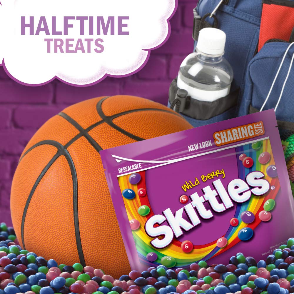 Party favor idea using Skittles Wild Berry for bright, shareable treats.
