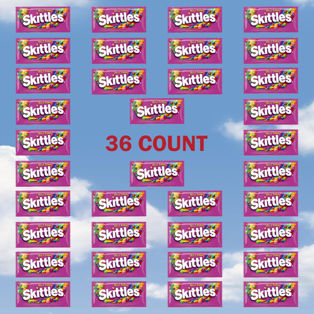 Skittles Wild Berry road-trip snacks for travel.