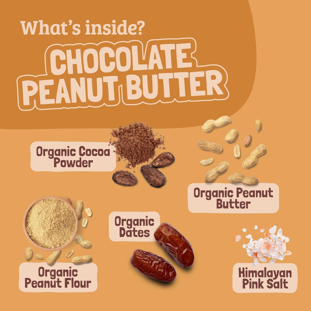 Close-up shows creamy peanut butter filling and glossy chocolate coating