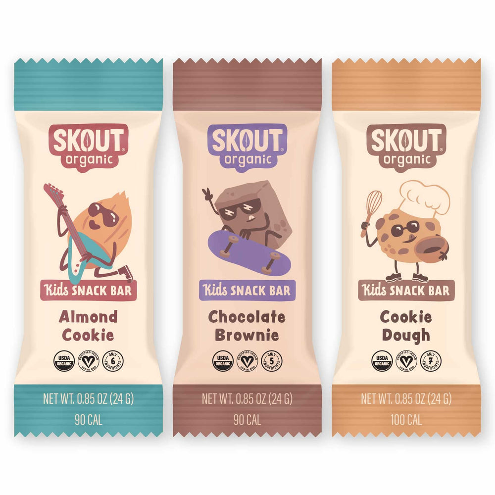 Skout Cookie Dough close-up highlights soft bite and gluten-free option.