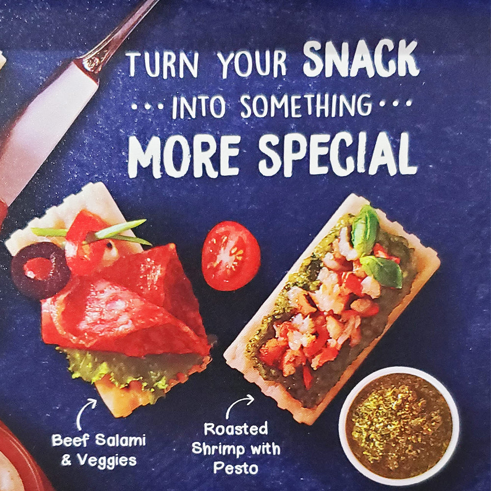 SkyFlakes pack close-up showing easy-open packaging for on-the-go snacking