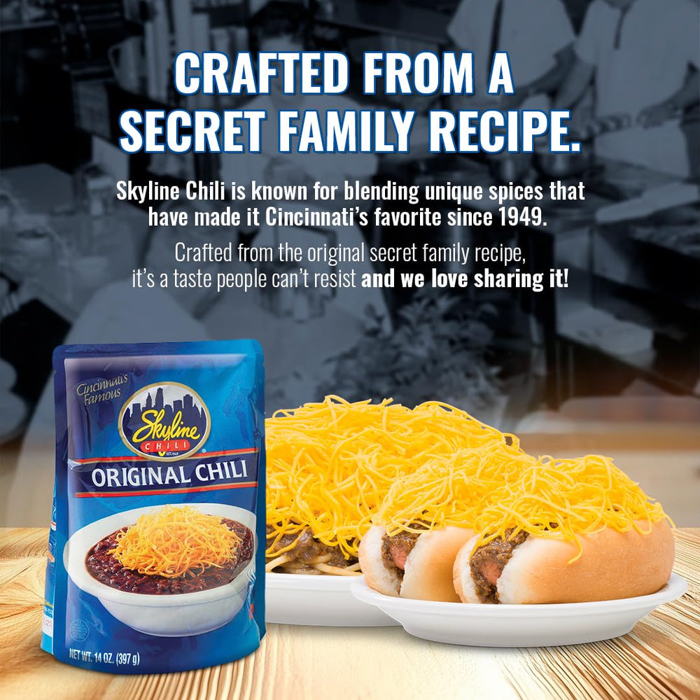 Skyline Original Chili Pouch blends classic spices for bold Cincinnati-style flavor