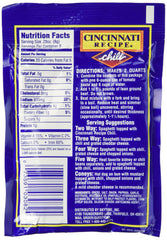 Skytime Cincinnati Chili Mix packets arranged for quick, reliable meal prep.