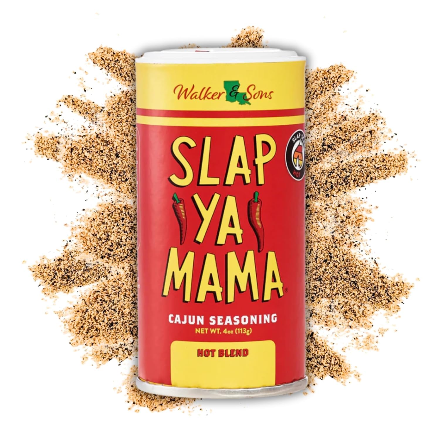 Slap Ya Mama Cajun hot 4oz bottle ready for bold grilling flavor.