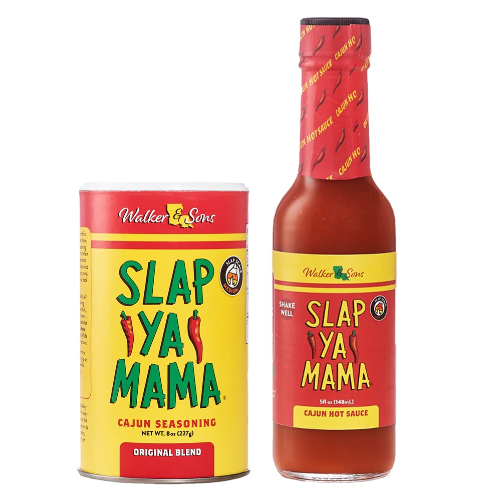 Slap Ya Mama Cajun Original Blend spice can for bold flavor ideas.