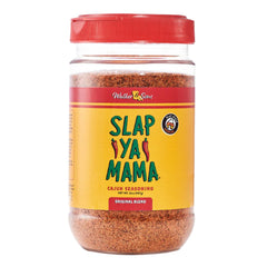 Slap Ya Mama Cajun seasoning bottle for authentic Louisiana flavor in grilled dishes