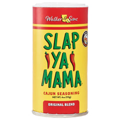Slap Ya Mama Cajun Original Jar showcases authentic Louisiana flavor for any dish.