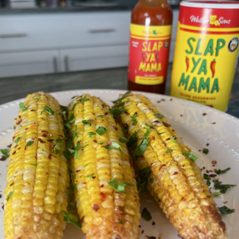 Slap Ya Mama easy-pour top enables controlled seasoning during cooking