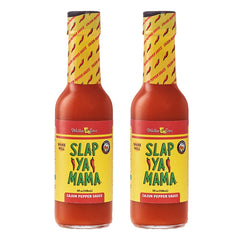 Slap Ya Mama hot sauce bottle, 5 oz, bold Cajun flavor.