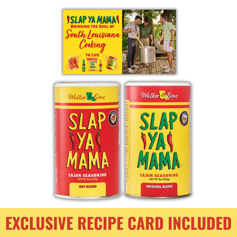 Slap Ya Mama kitchen counter setup evokes home-style Cajun meals