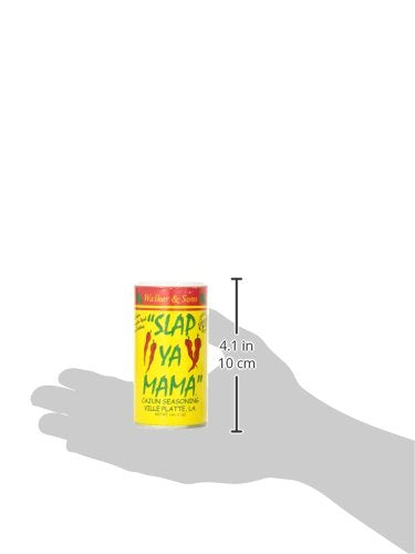 Slap Ya Mama Original Seasoning on chicken plate suggests robust Cajun taste in every bite.