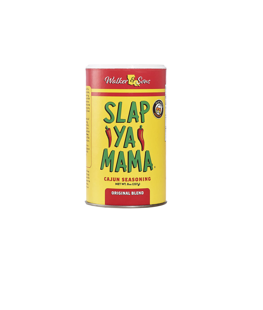 Slap Ya Mama variety pack front view shows Cajun lineup for meals.