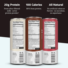 Slate Milk classic chocolate can shows creamy, high-protein nutrition in one shake.